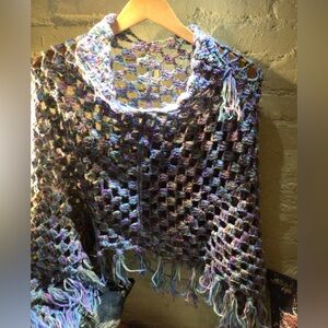 Boho Multicolor Crochet Women Sweater